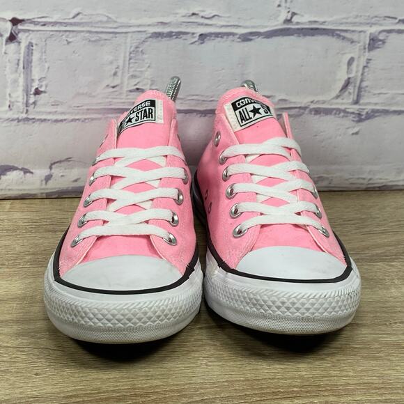 Converse Chuck Taylor All Star Pink Low Top Sneakers Women's 9 Men's 7 Shoes - Picture 2 of 8
